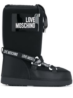 Love Moschino зимние сапоги с логотипом