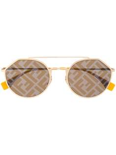 Fendi Eyewear солнцезащитные очки с логотипом FF