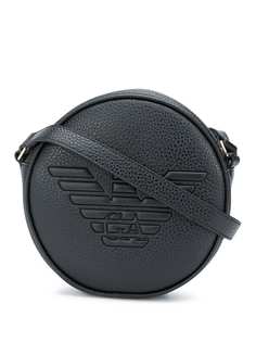 Emporio Armani круглая сумка через плечо с логотипом