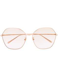 Givenchy Eyewear затемненные солнцезащитные очки в массивной оправе