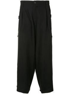 Yohji Yamamoto зауженные брюки оверсайз
