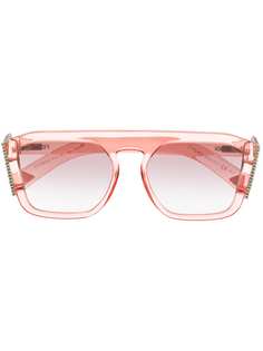 Fendi Eyewear солнцезащитные очки в прозрачной оправе