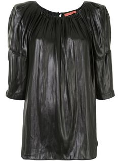 Manning Cartell блузка со сборками и укороченными рукавами