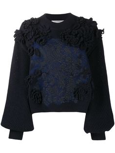 Valentino джемпер с вышивкой