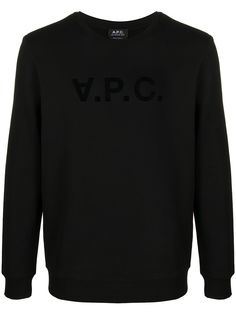 A.P.C. толстовка с круглым вырезом и логотипом