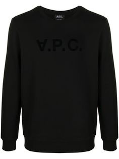 A.P.C. толстовка с круглым вырезом и логотипом