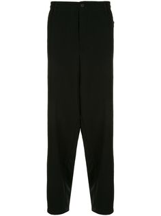 Yohji Yamamoto зауженные брюки оверсайз