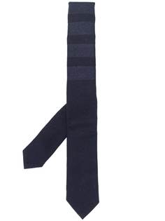 Thom Browne галстук в горизонтальную полоску 4-Bar