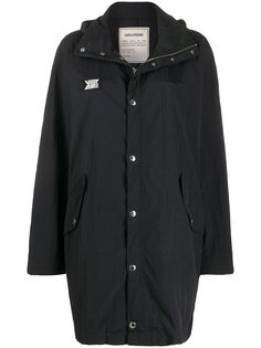 Zadig&Voltaire однобортный плащ Kaze