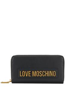 Love Moschino кошелек с круговой молнией и логотипом