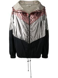 Isabel Marant куртка с капюшоном и контрастными вставками
