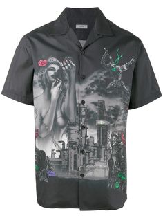 LANVIN рубашка с фантазийным принтом
