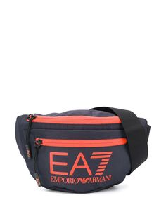 Ea7 Emporio Armani поясная сумка с логотипом