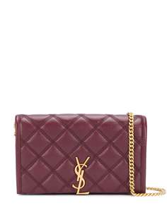 Saint Laurent стеганая сумка на плечо Becky