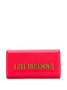 Love Moschino кошелек с металлическим логотипом