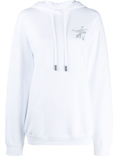 Off-White BIRDS REFLECTIVE REG HOODIE WHITE GREY