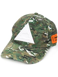 Heron Preston бейсболка с камуфляжным узором
