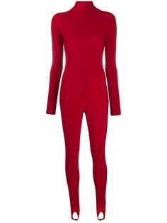 Atu Body Couture облегающий комбинезон со штрипками