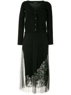 Ermanno Scervino многослойное кашемировое платье