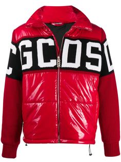 Gcds стеганая куртка с контрастными вставками
