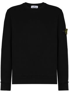 Stone Island толстовка с нашивкой-логотипом