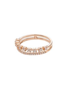 Dana Rebecca Designs двойное кольцо Ava Bea из розового золота