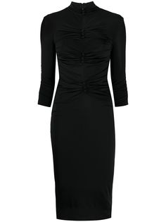 Versace Jeans Couture платье на пуговицах со сборками