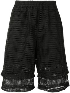 White Mountaineering сетчатые шорты