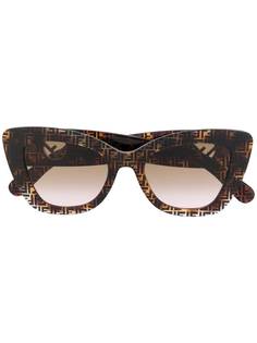 Fendi Eyewear солнцезащитные очки с логотипом FF