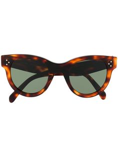 Celine Eyewear солнцезащитные очки в оправе кошачий глаз