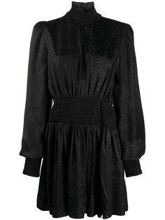 Balmain жаккардовое платье с леопардовым узором