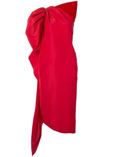 Carolina Herrera платье миди асимметричного кроя