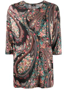 Etro футболка с принтом пейсли