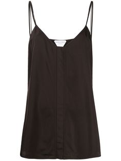 Bottega Veneta топ с двойными бретелями и вставками