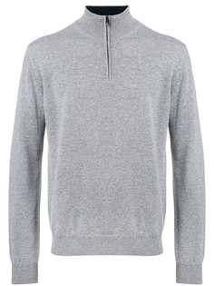 Corneliani zip front pullover