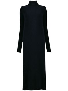 Jil Sander длинный джемпер с высоким воротником