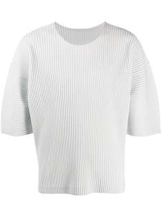 Homme Plissé Issey Miyake футболка в рубчик