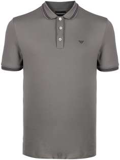 Emporio Armani рубашка поло с короткими рукавами и логотипом