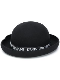 Emporio Armani шляпа трилби с логотипом
