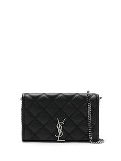 Saint Laurent кошелек на цепочке с монограммой YSL