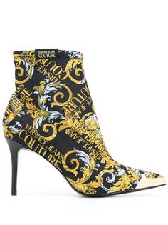 Versace Jeans Couture ботильоны с логотипом и принтом Baroque