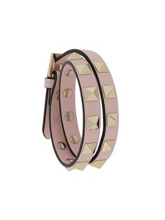 Valentino Garavani браслет Rockstud в два оборота