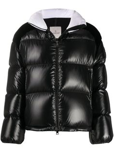 Moncler пуховик с высоким воротником