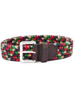 Etro плетеный ремень с пряжкой