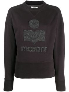Isabel Marant Étoile толстовка с вышитым логотипом