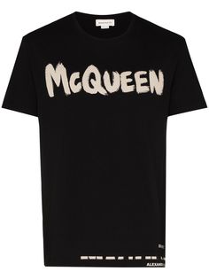 Alexander McQueen футболка с логотипом