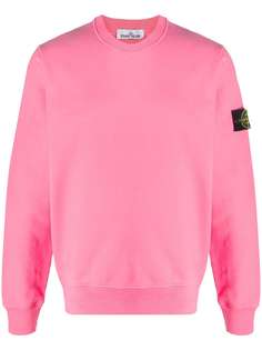 Stone Island толстовка с нашивкой-логотипом