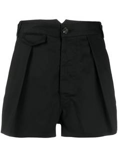 Dsquared2 шорты строгого кроя со складками