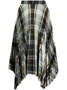 Tory Burch плиссированная юбка асимметричного кроя