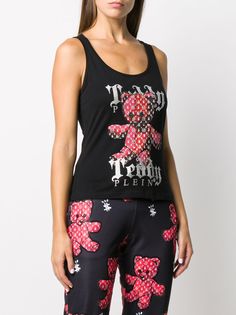 Philipp Plein топ Teddy Bear с принтом
